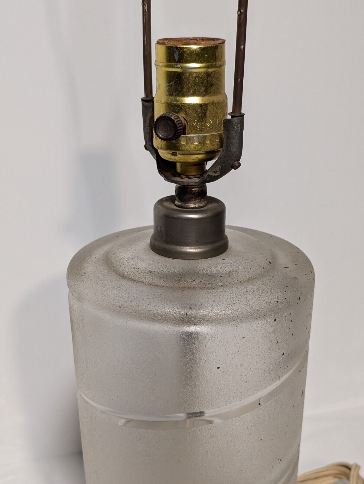 Table Lamp, 22" Tall x 4.5" Diameter at Widest Point - Does Not Include a Shade