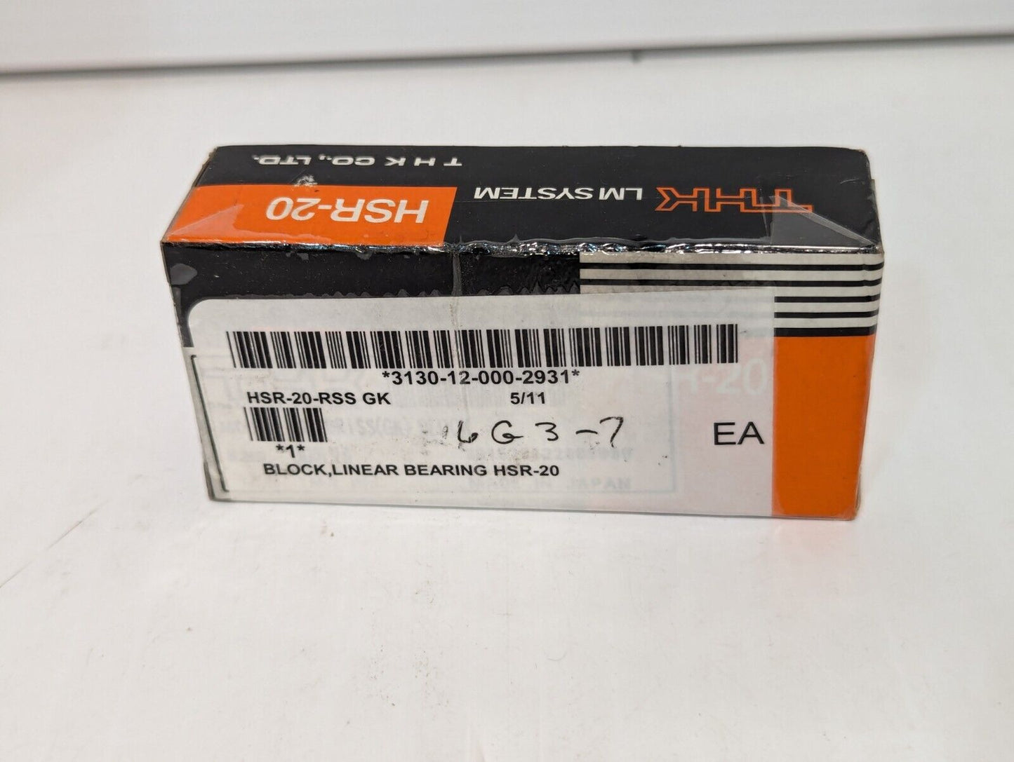 THK HSR-20 BEARING BLOCK HSR-20-RSS GK HSR20 - Free Shipping