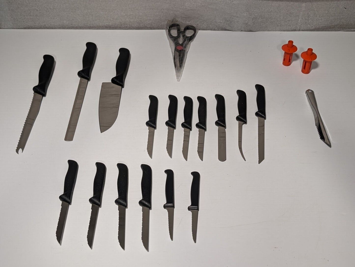 18 Piece Original Vintage Ginsu Deluxe Knife Cutlery Set