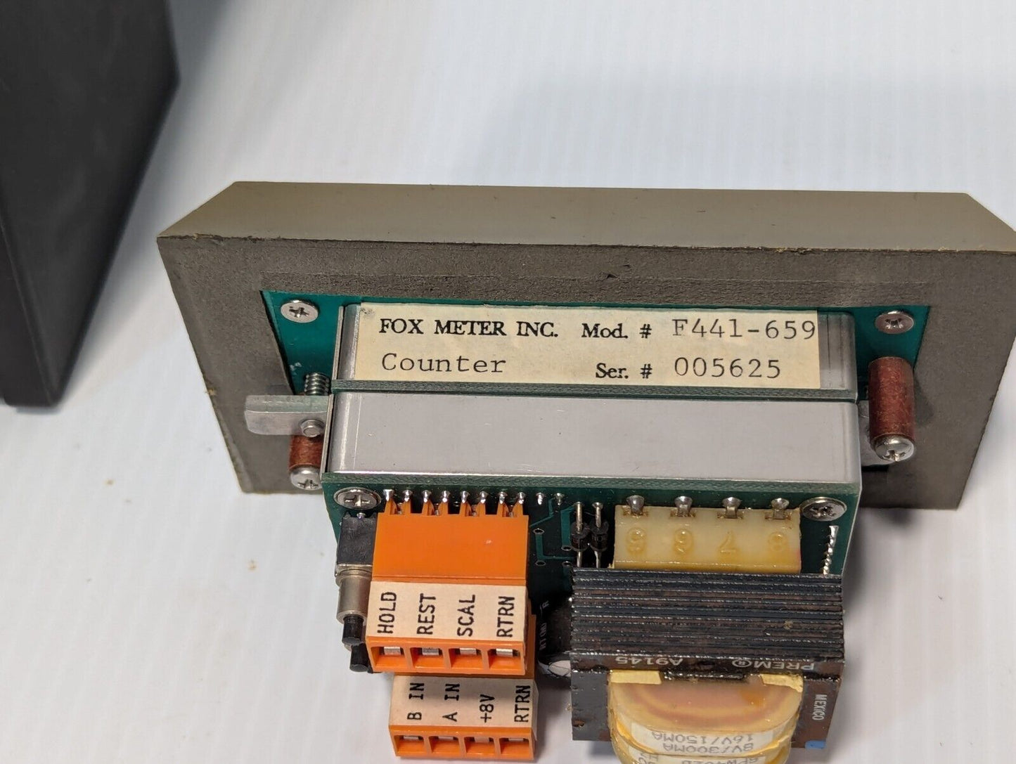 Fox Meter F441-659 digital counter, six digit with case - Free Shipping
