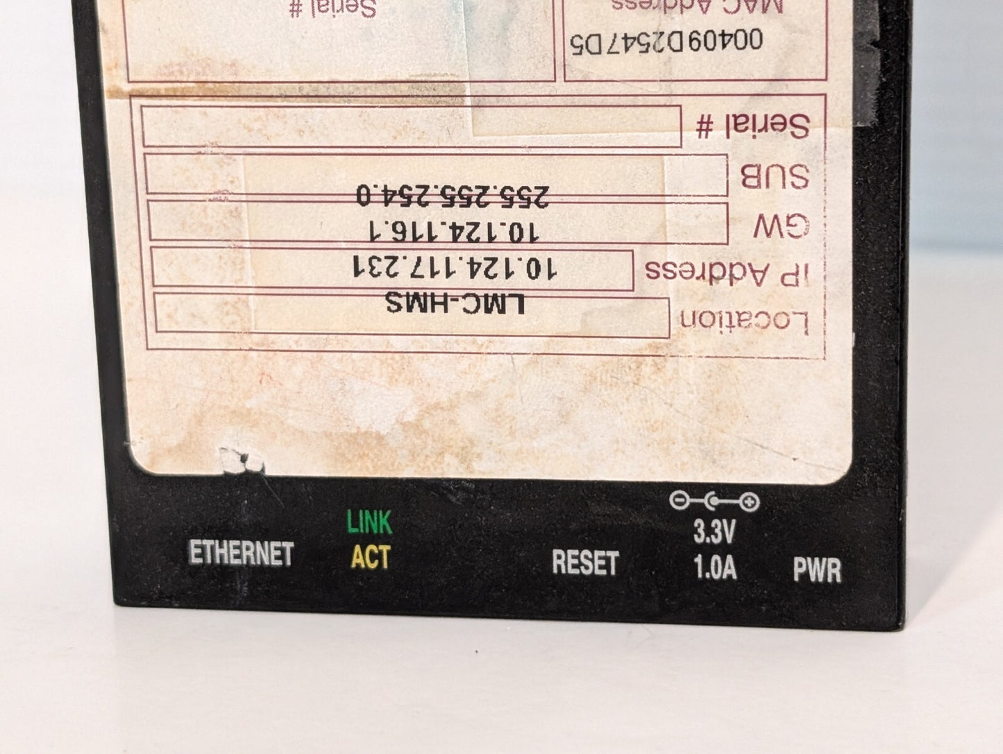 Abbott RALS Dataport1 POCT Device Server, Ethernet, Power Adapter, Peripherals