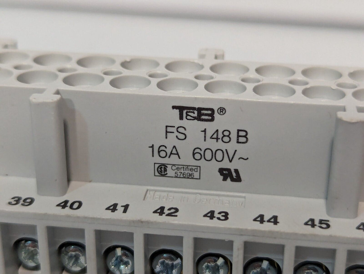 Thomas & Betts FS148B Terminal Insert Female 48 Position 20-14AWG - Free Ship