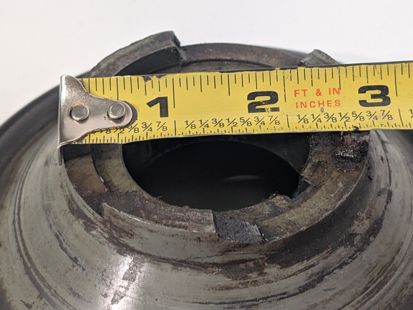 Unidentified Industrial Machine Guard, 5.5" Diameter, Keyed Bore