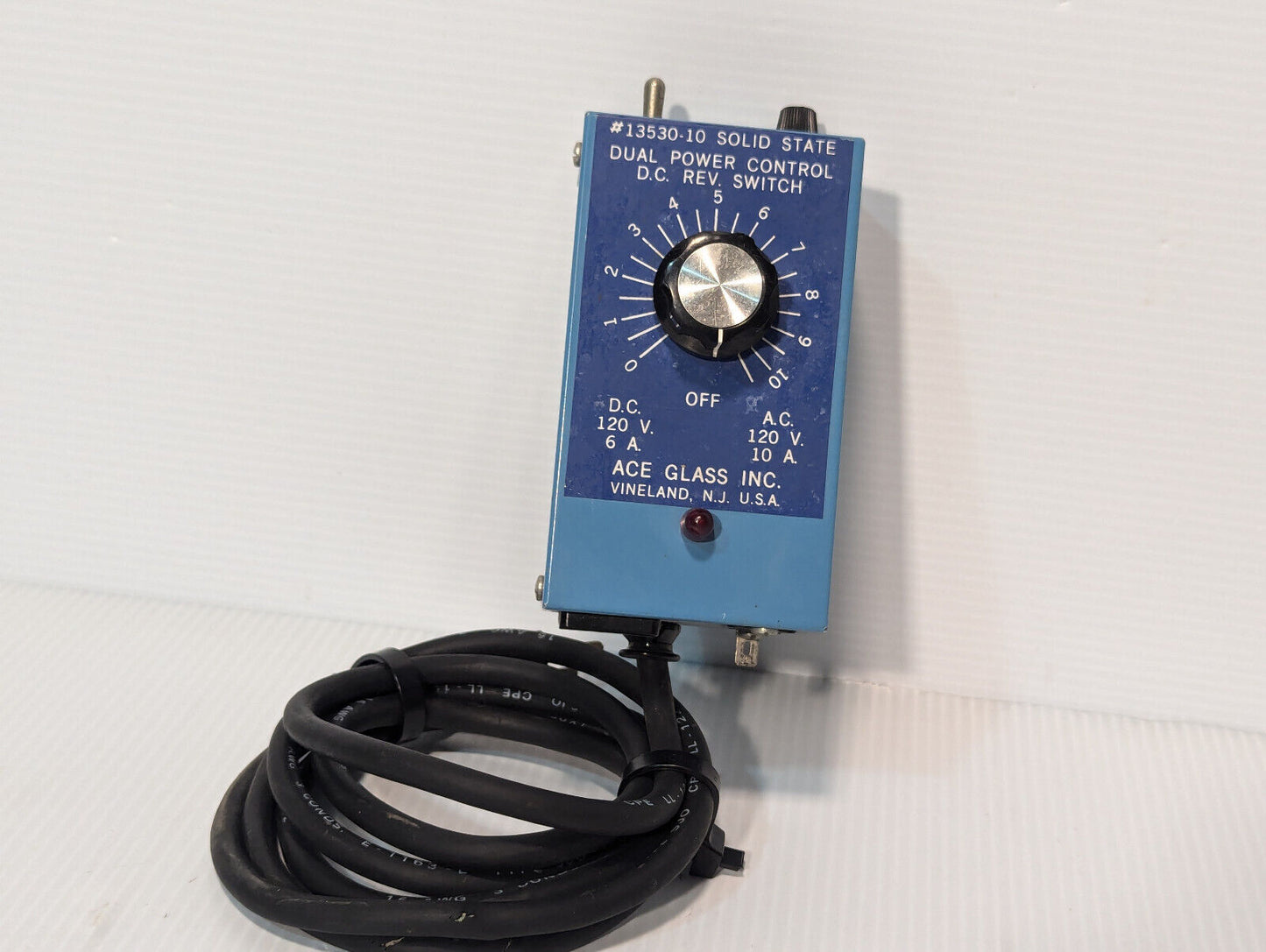 Ace Glass 13530-10 Solid State Dual Power Control D.C. Rev. Switch - Made in USA