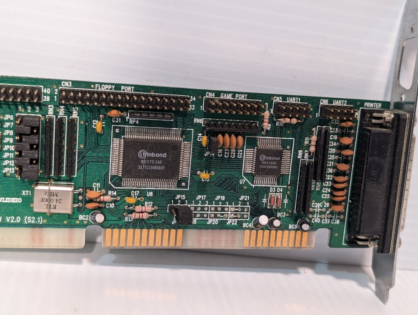 Vesa Local Bus VLB dual channel IDE FDD Serial controller adapter QD6580W ISA