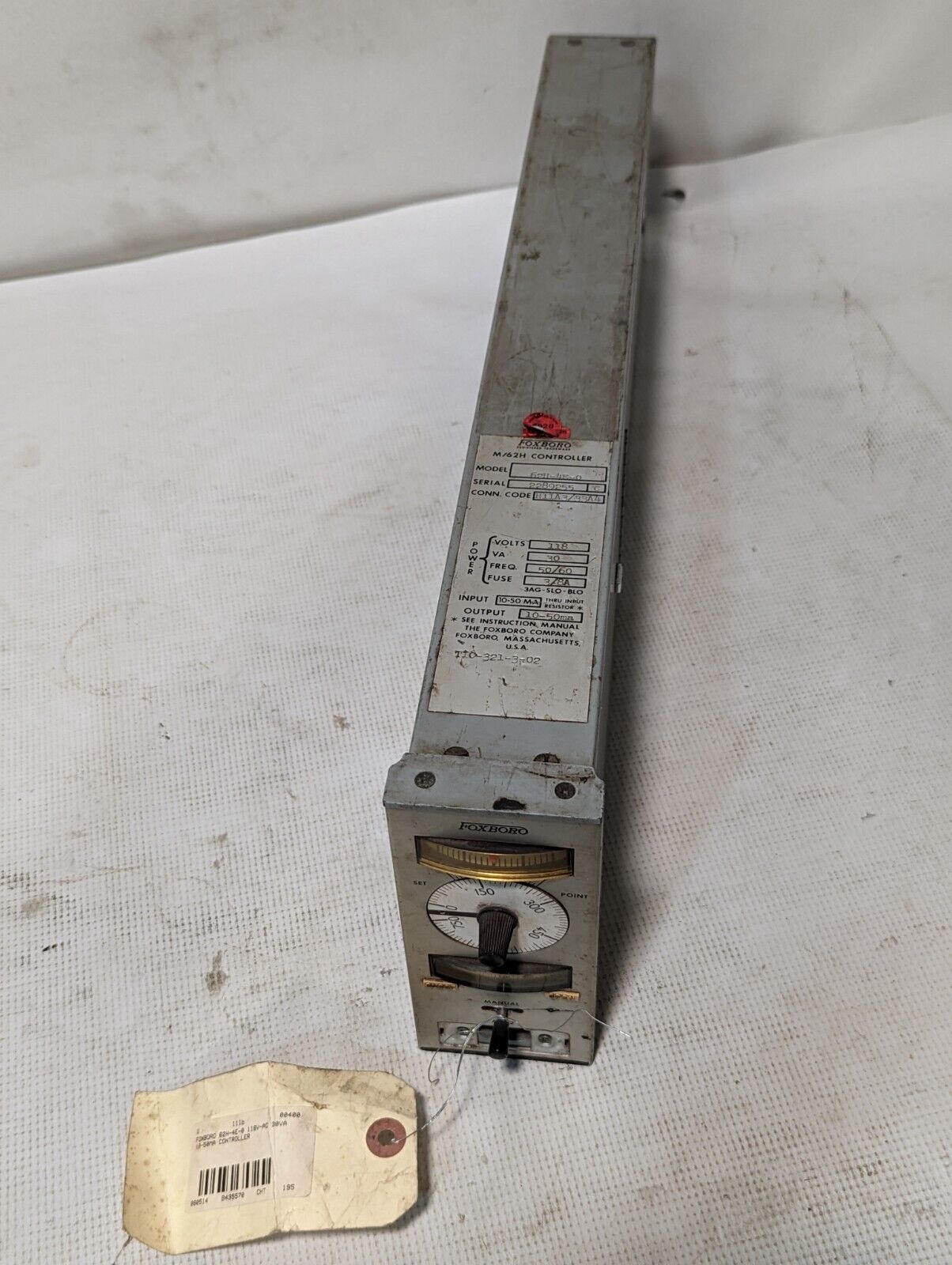 Foxboro M/62H Controller, 62E-4E-0, 118VAC - Free Shipping