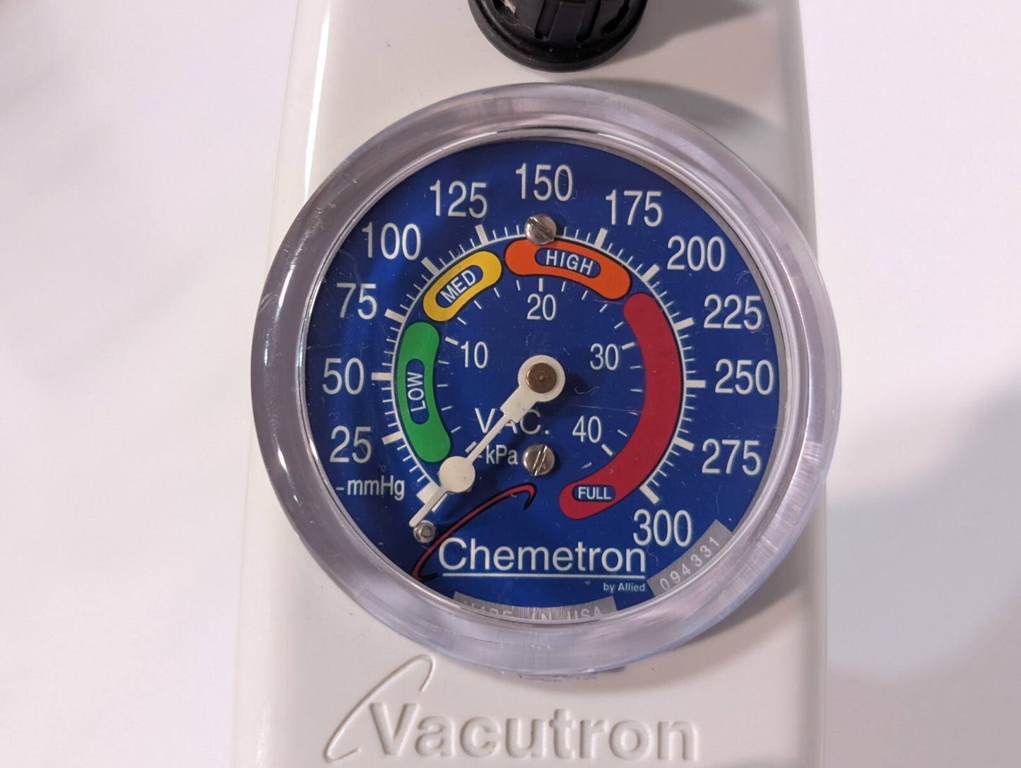 Vacutron Chemetron 22-15-XXXX Continuous/Intermittent Suction Regulator