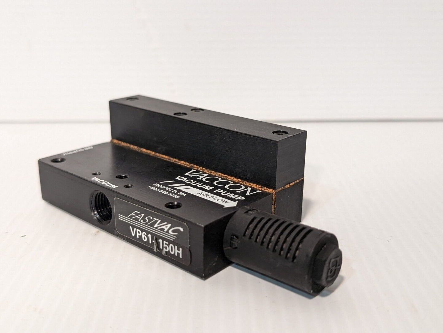Vaccon, FastVac VP61-150H Fast-break Blow-off Vacuum Pump 120PSI - Free Shipping