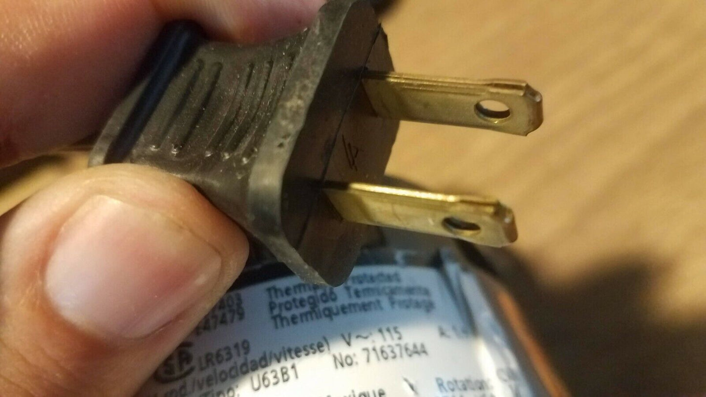 Dayton 4M195, 1/25 HP, HVAC Motor, Shaded Pole, 1550 Nameplate RPM, 115VAC