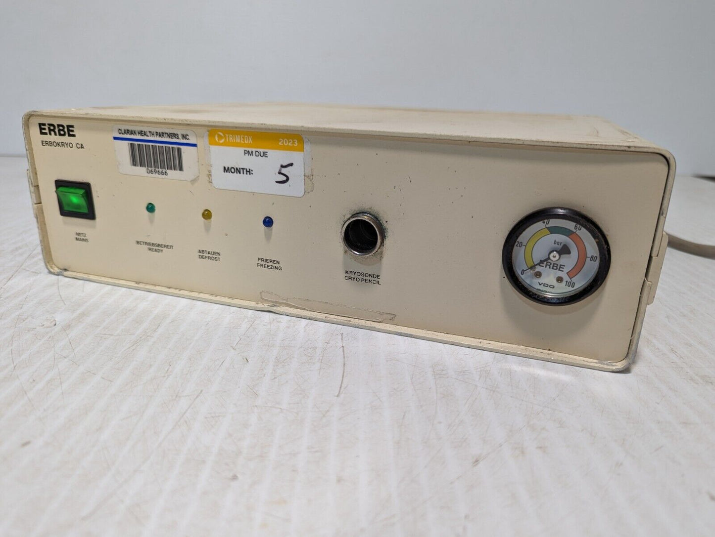 ERBE Erbokryo CA 10448-000 Cryosurgical Unit - Free Shipping