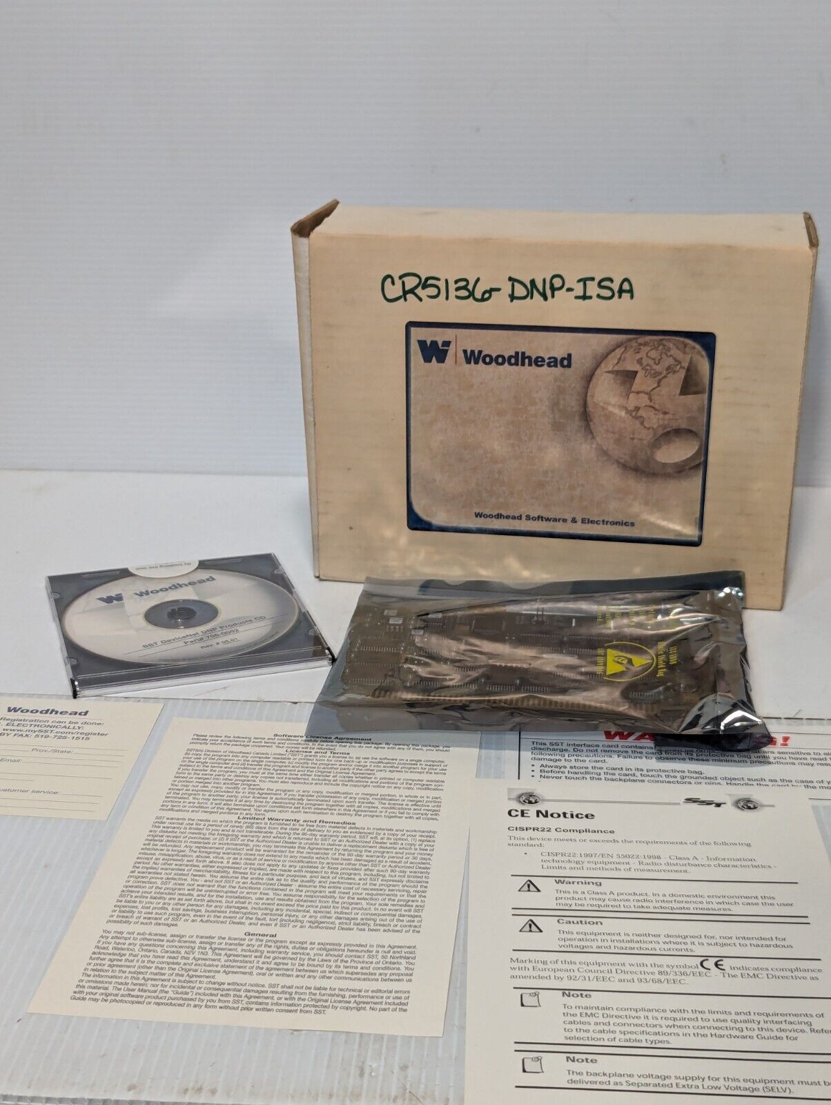 SST 5136-DNP-ISA interface card for DeviceNet, new in box - Free Shipping