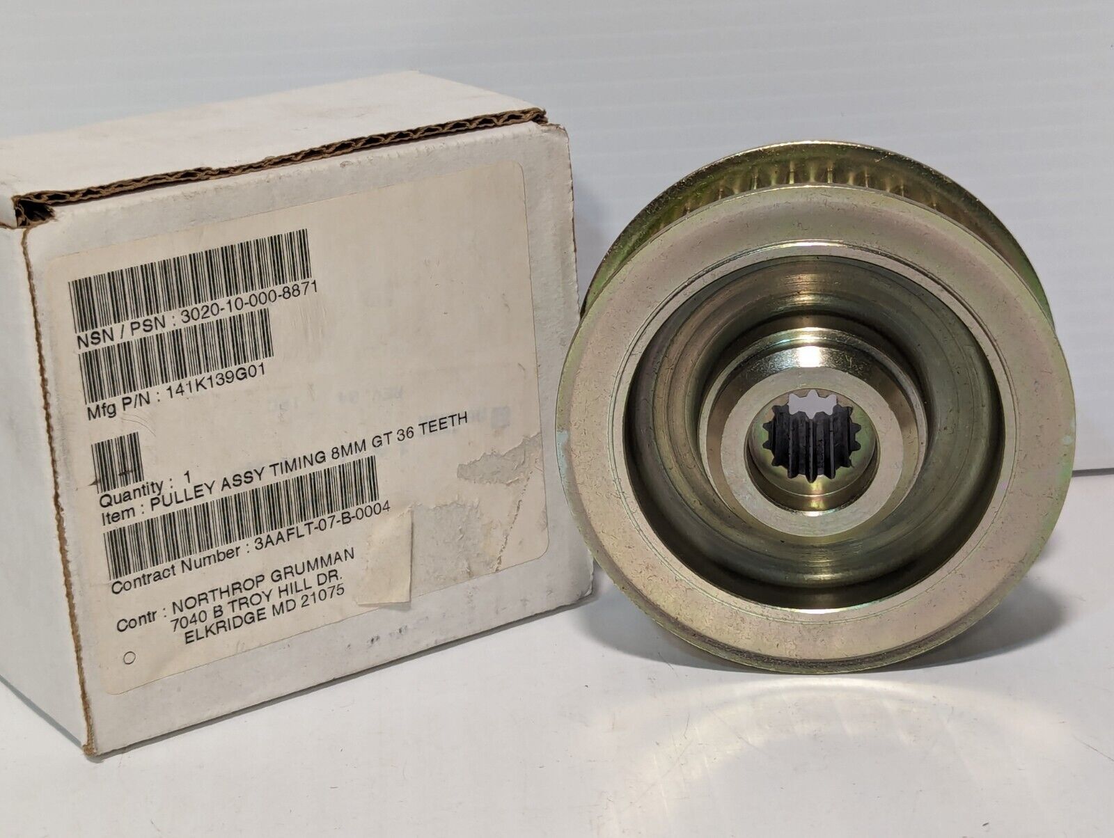 Timing Pulley Assembly 3020-10-000-8871 141K139G01, 8mm 36 Teeth - Free Shipping
