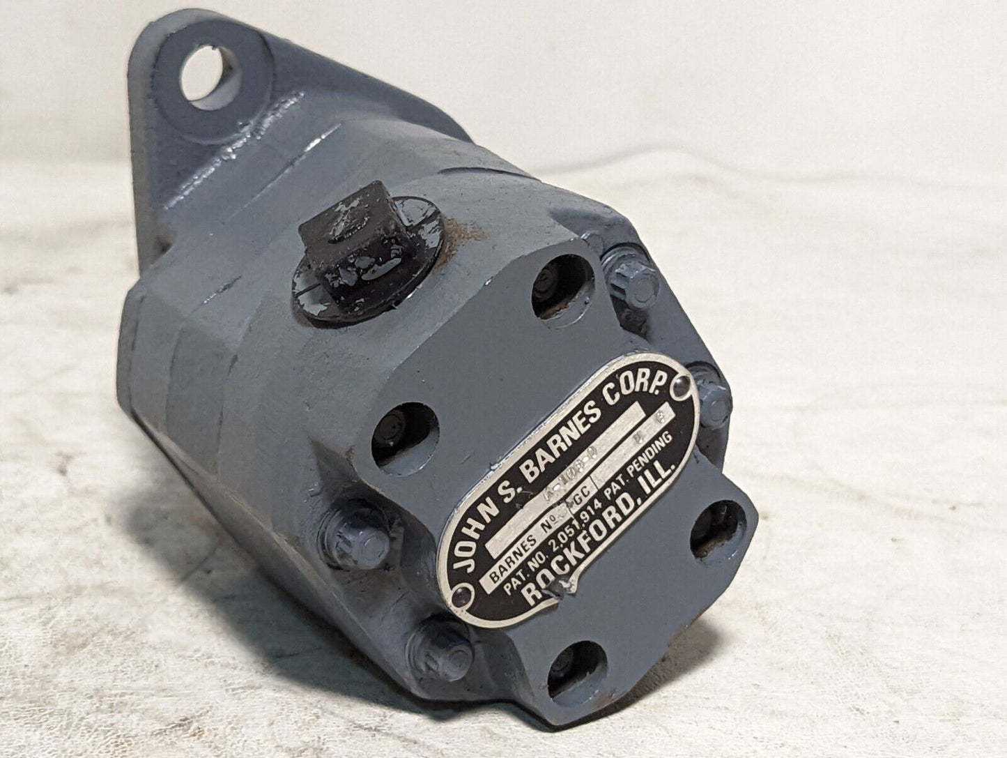John S Barnes K-106-D electric motor, GCUC