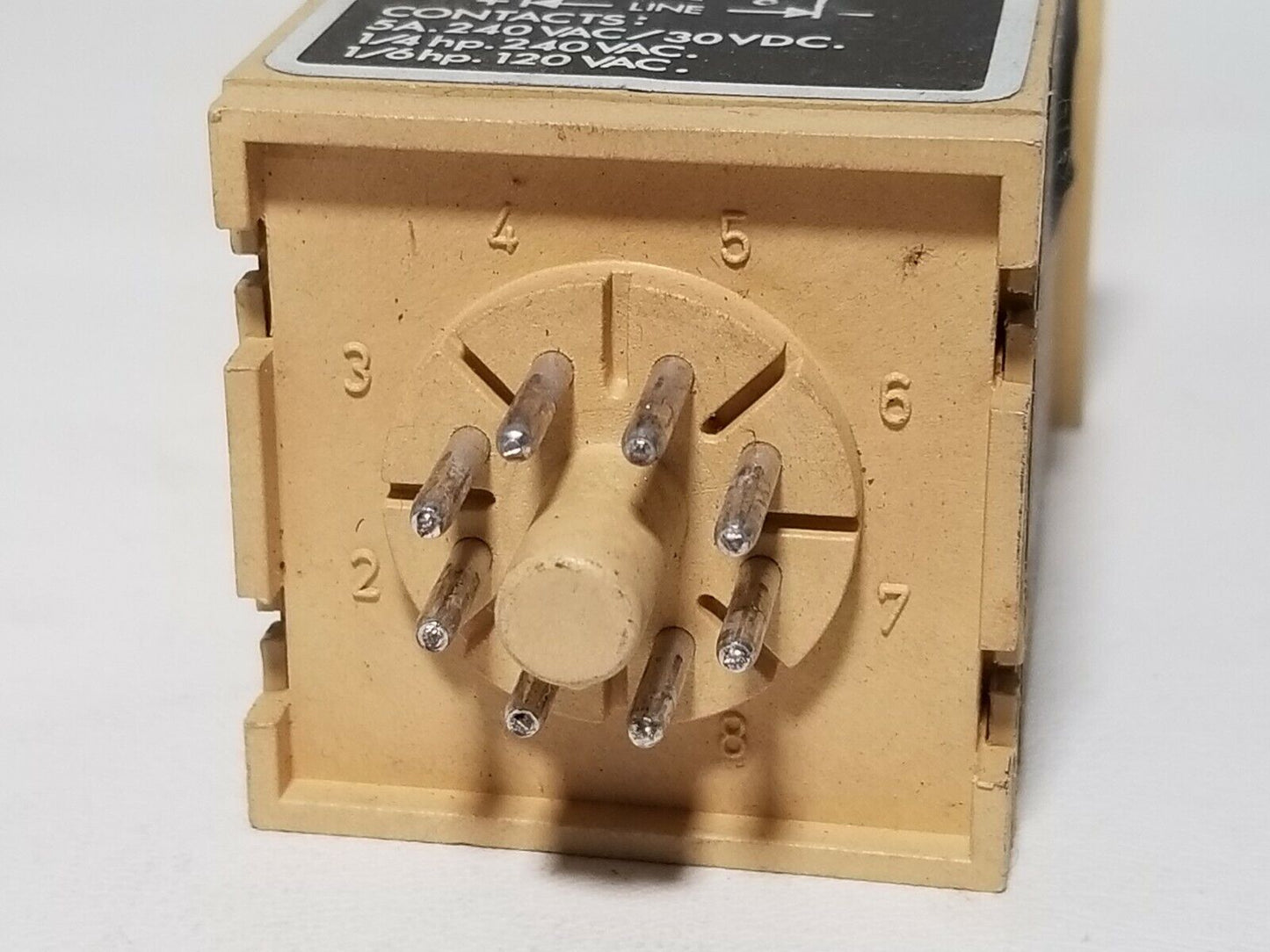 Tenor time delay relay 687-30008-41, 120VAC, 0-6 mins