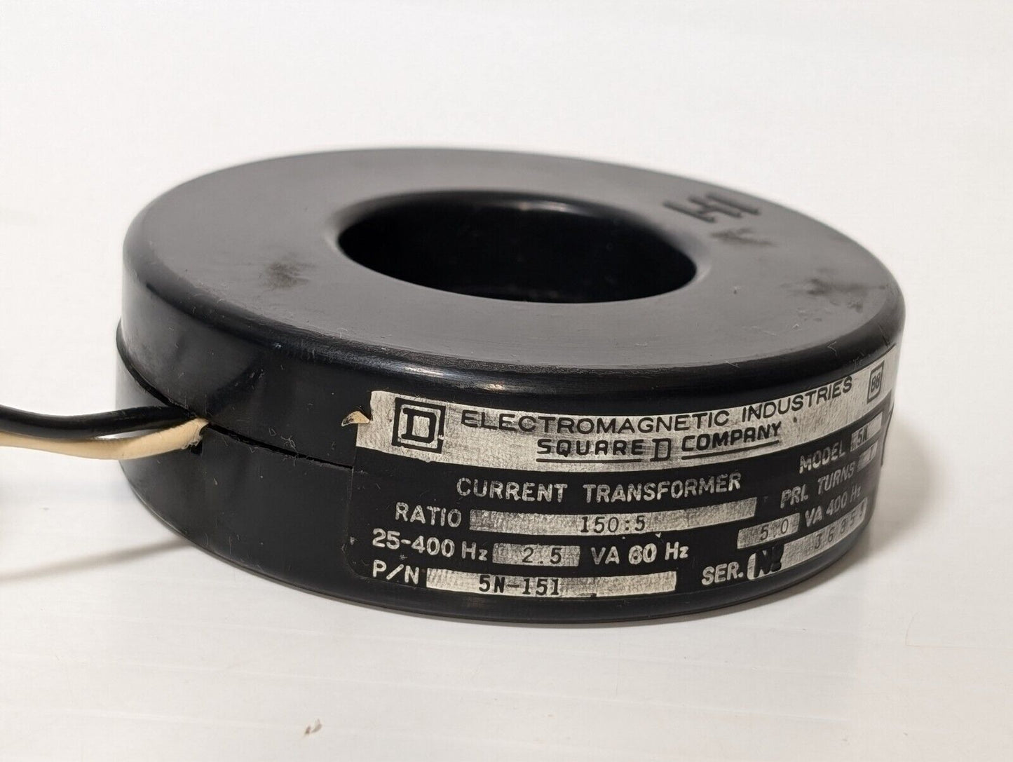 Square D Current Transformer 5N-151 Ratio: 150:5 2.5VA