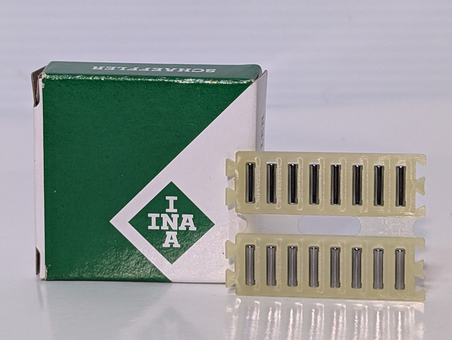 14 NOS: INA Schaeffler FF2535-ZW-0-2 Flat Cage Double Row Needle Roller Bearings