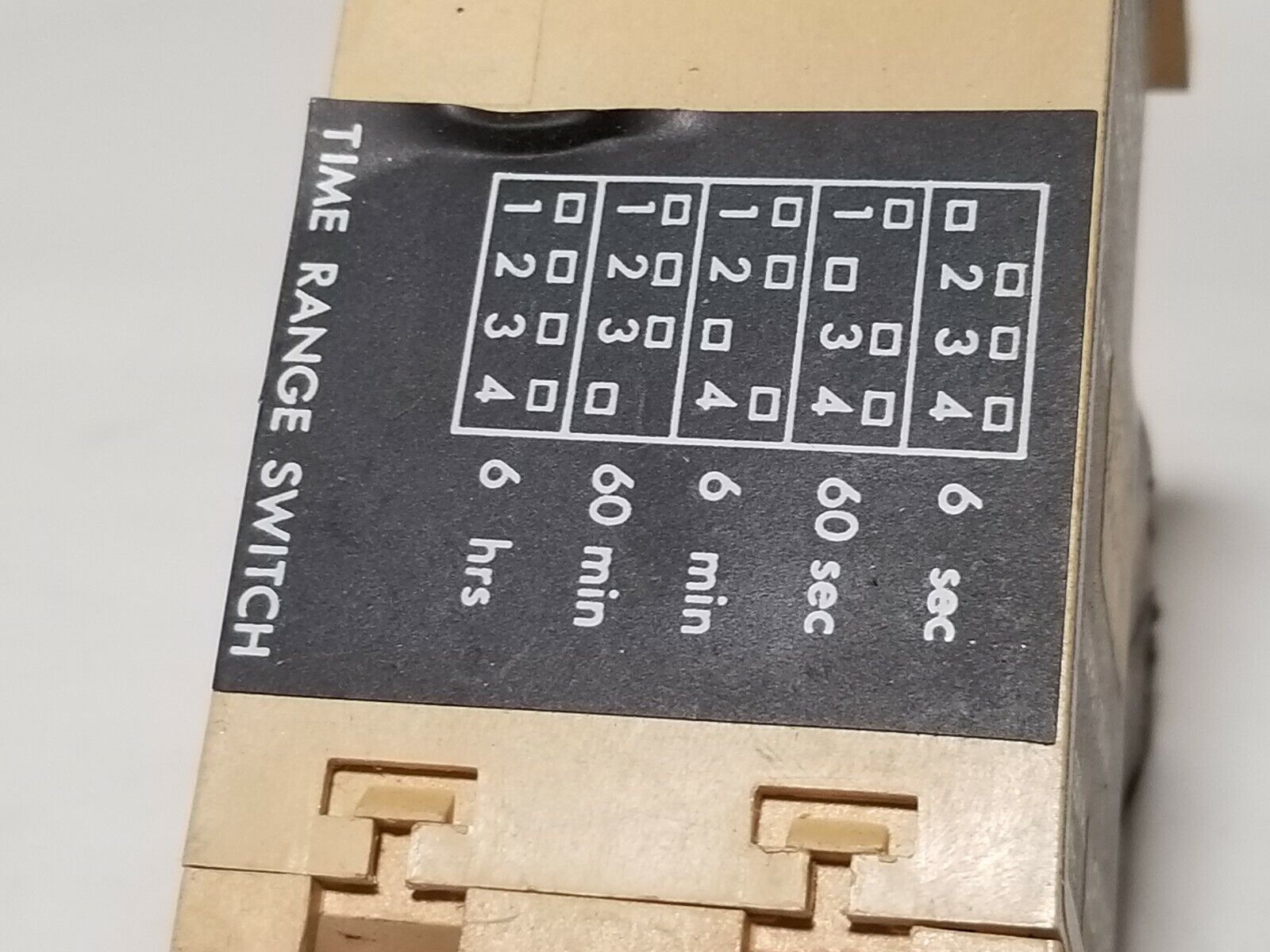 Tenor time delay relay 687-30008-41, 120VAC, 0-6 mins