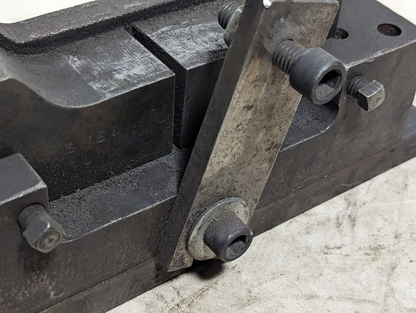 Custom work-holding device as pictured