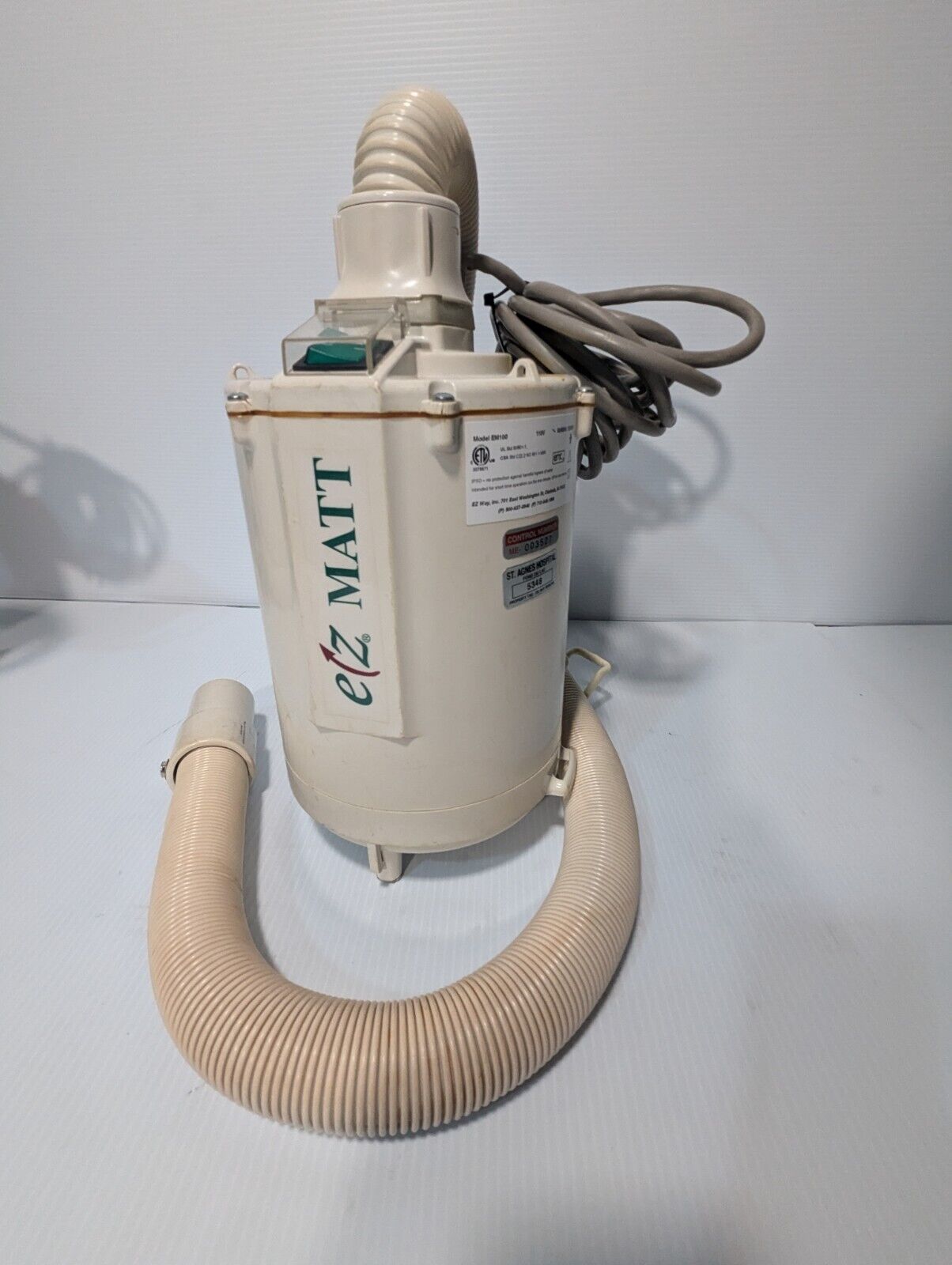 EZ MATT EM100 Air-Matt Hovermatt Air Transfer System Pump, 1200W - Free Shipping