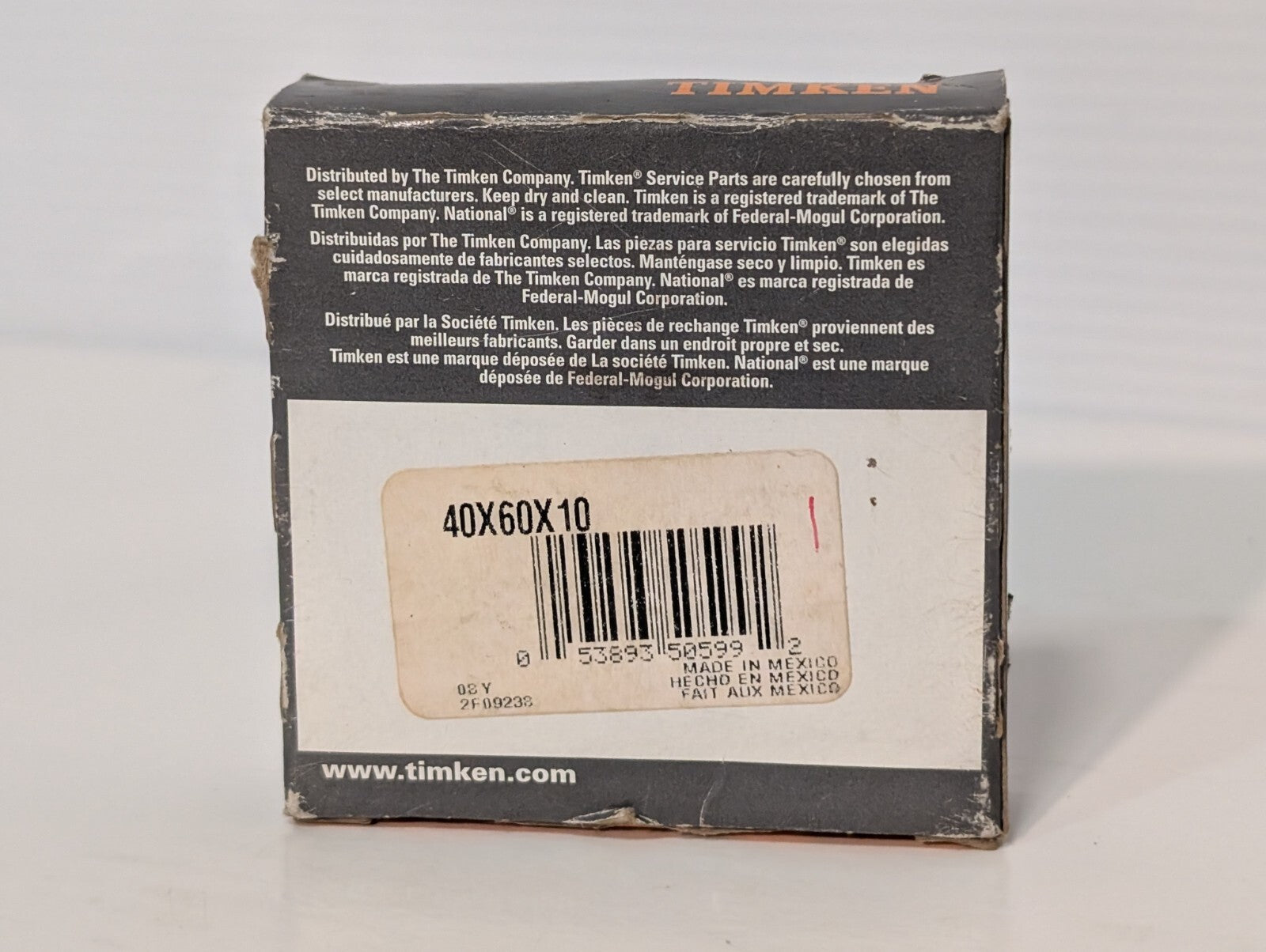 Timken 40X60X10 National Industrial Seal,