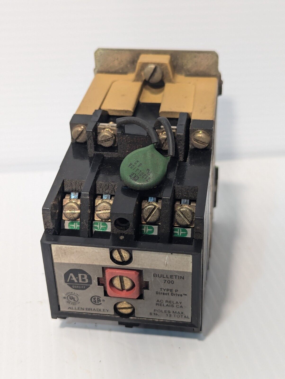 Allen Bradley 700-P400A1 AC Control Relay, 10A @ 600VAC - Free Shipping