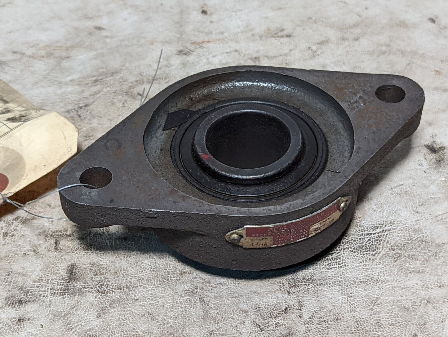 Stephens-Adamson SFT-19 flange bearing, Sealmaster, shaft 1 3/16"