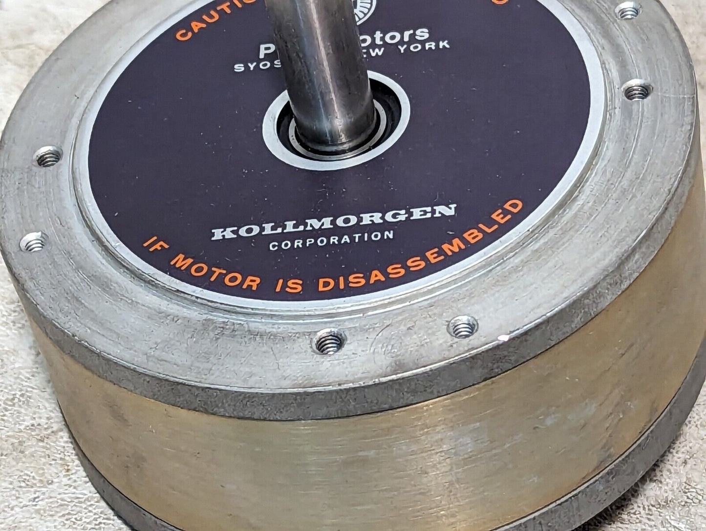 Kollmorgen PMI Motors DC Servo Disk Motor 00-00902-003, type U9M4