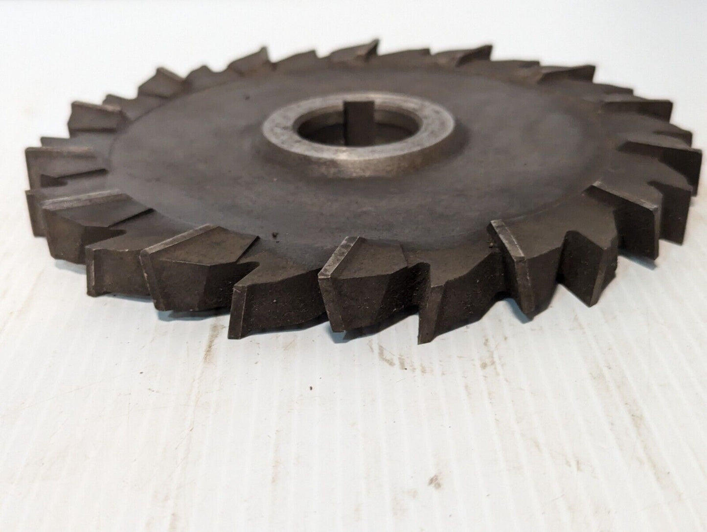 7.5" Side Milling Cutter Staggered 28 Tooth 1.5" Notched Bore - Free Shipping