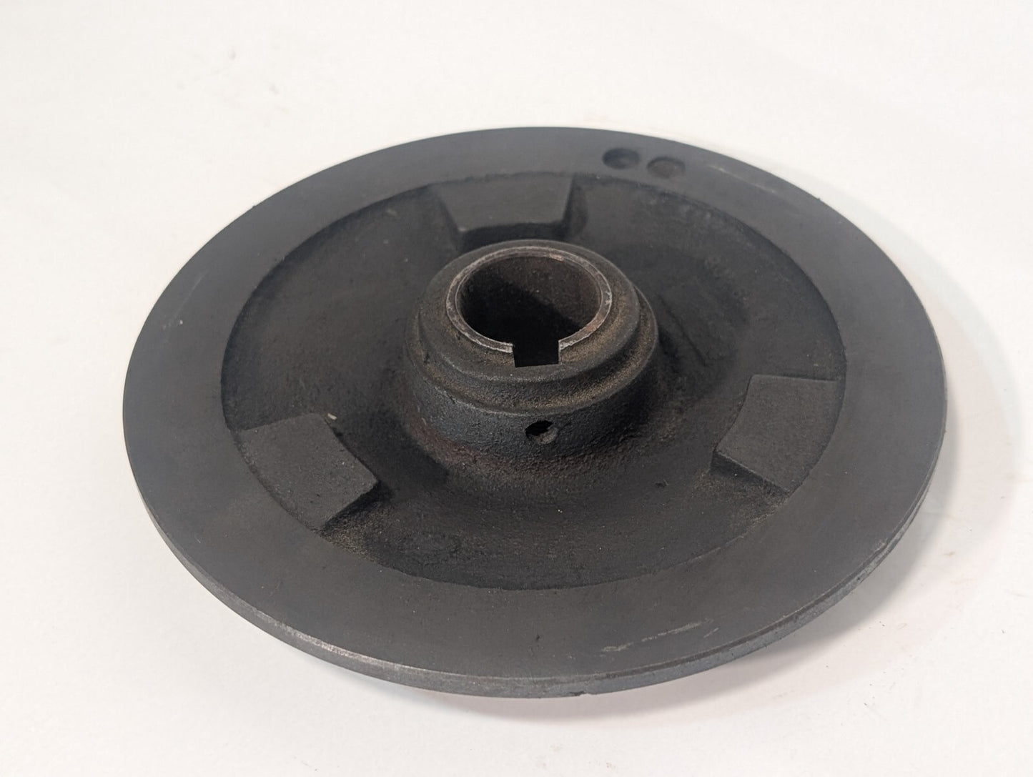 7" Diameter Metal Wheel Machine Automotive Assembly Part Industrial Steampunk