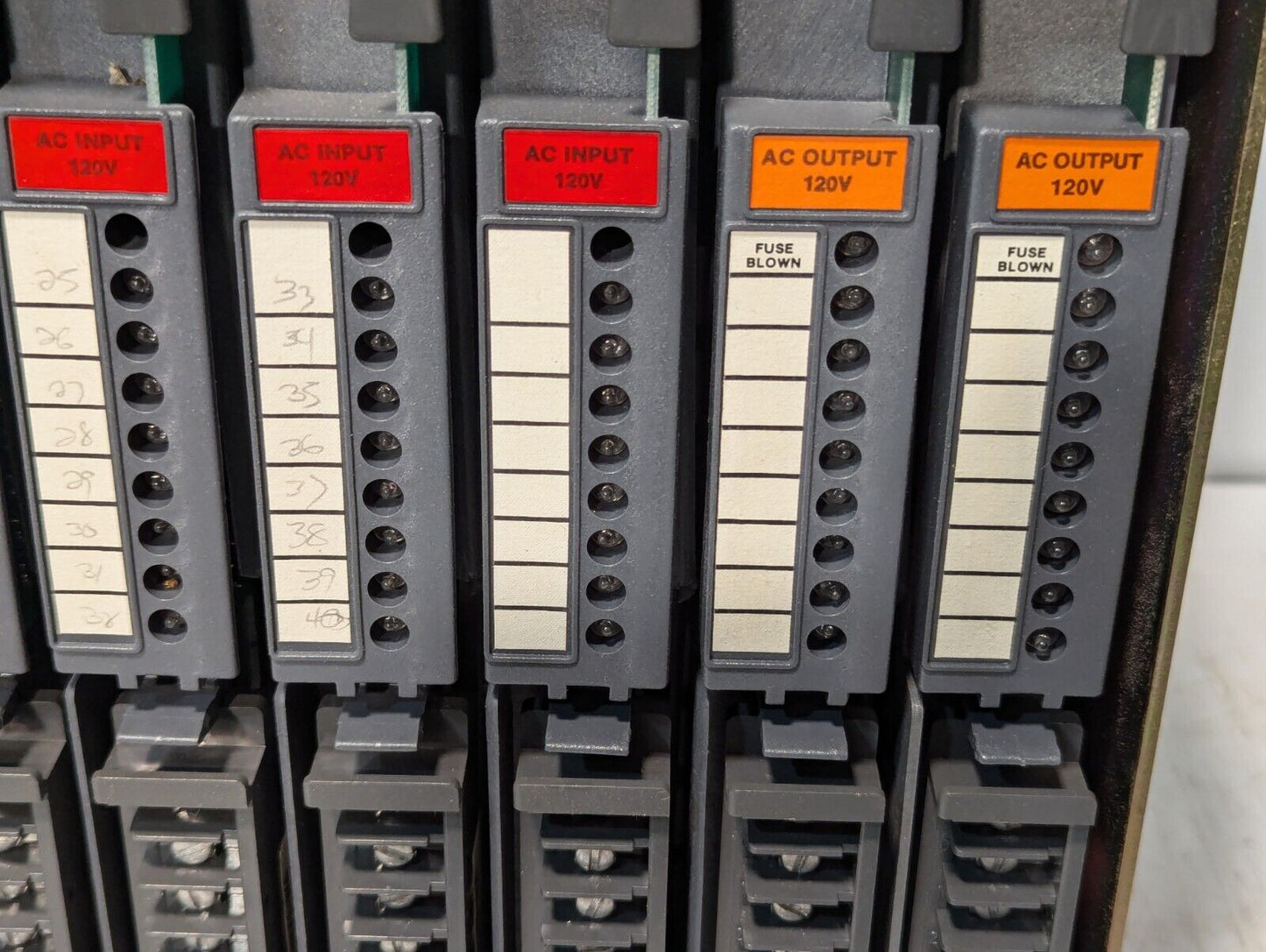 AB Bulletin 1771AD 16 Slot I/O Chassis w/Modules and PLC-2/15 Controller