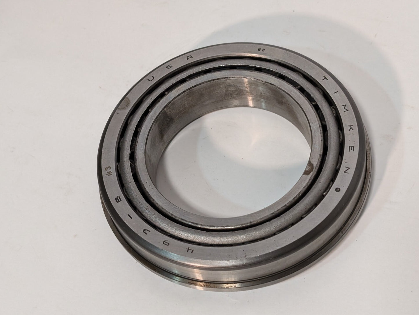 Timken 493B-20024 Tapered Roller Bearing Cup, Single Cup, 5.3750 OD, 0.8750 ID