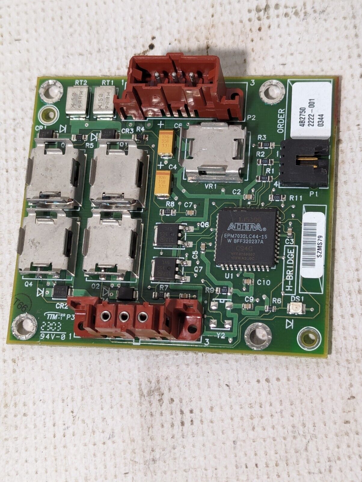 Unbranded Circuit Board 2222-001, 4B2750, SZMS79 D176-M