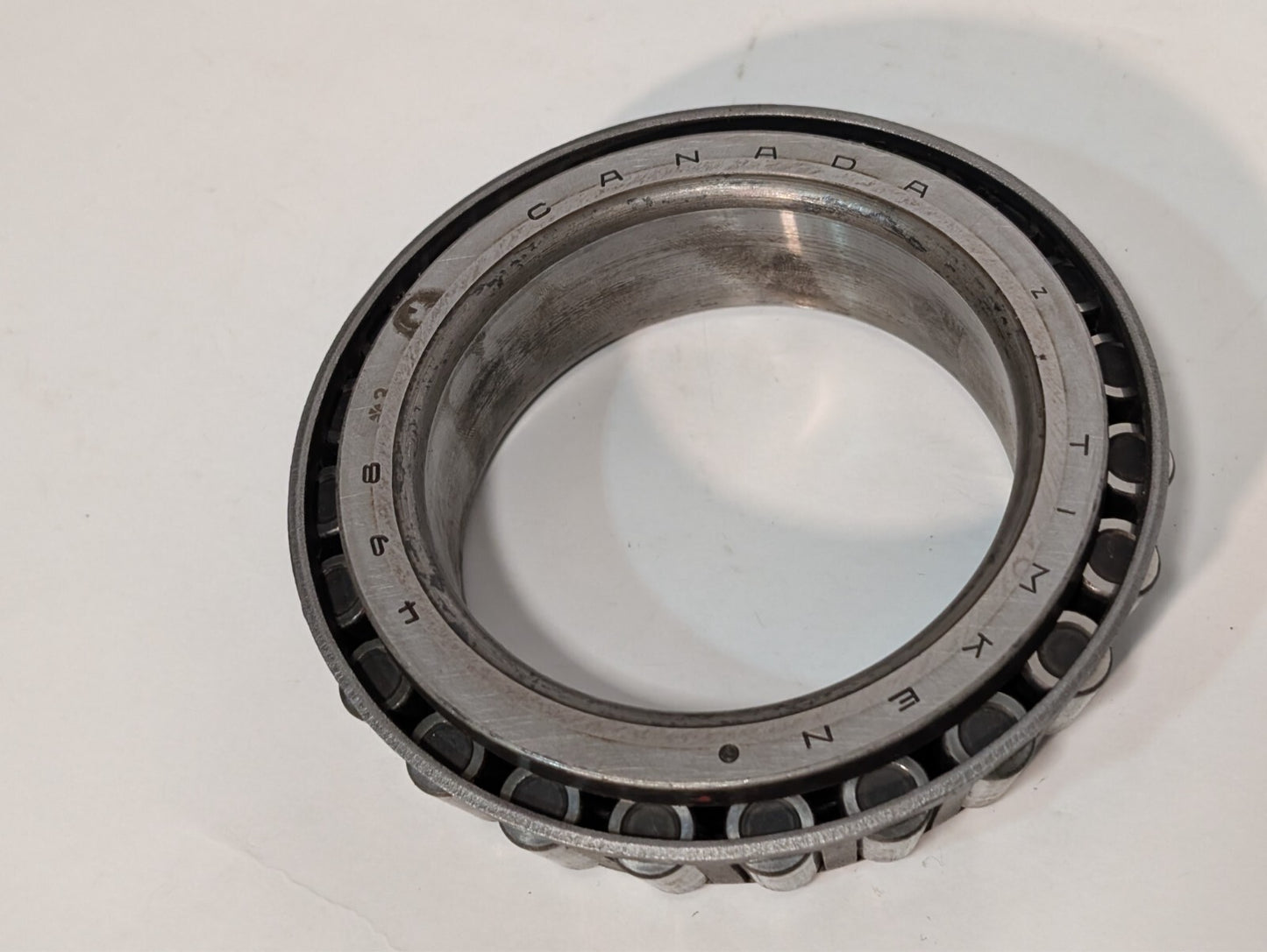 Timken 493B-20024 Tapered Roller Bearing Cup, Single Cup, 5.3750 OD, 0.8750 ID