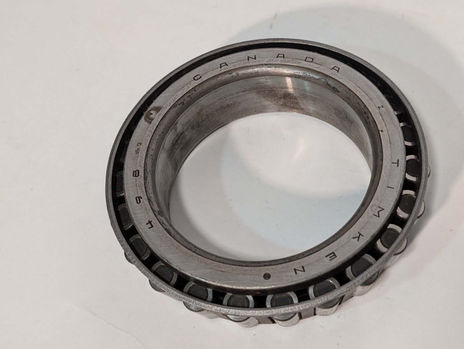 Timken 493B-20024 Tapered Roller Bearing Cup, Single Cup, 5.3750 OD, 0.8750 ID