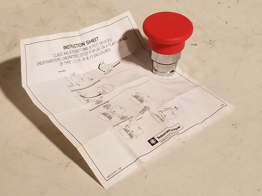 Telemecanique Class XA2-B red pushbutton
