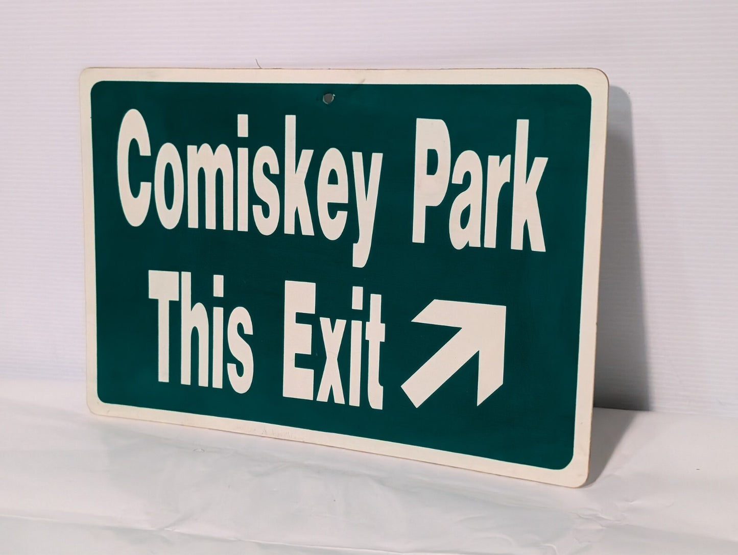 Vintage Comiskey Park White Sox Stadium Exit Sign