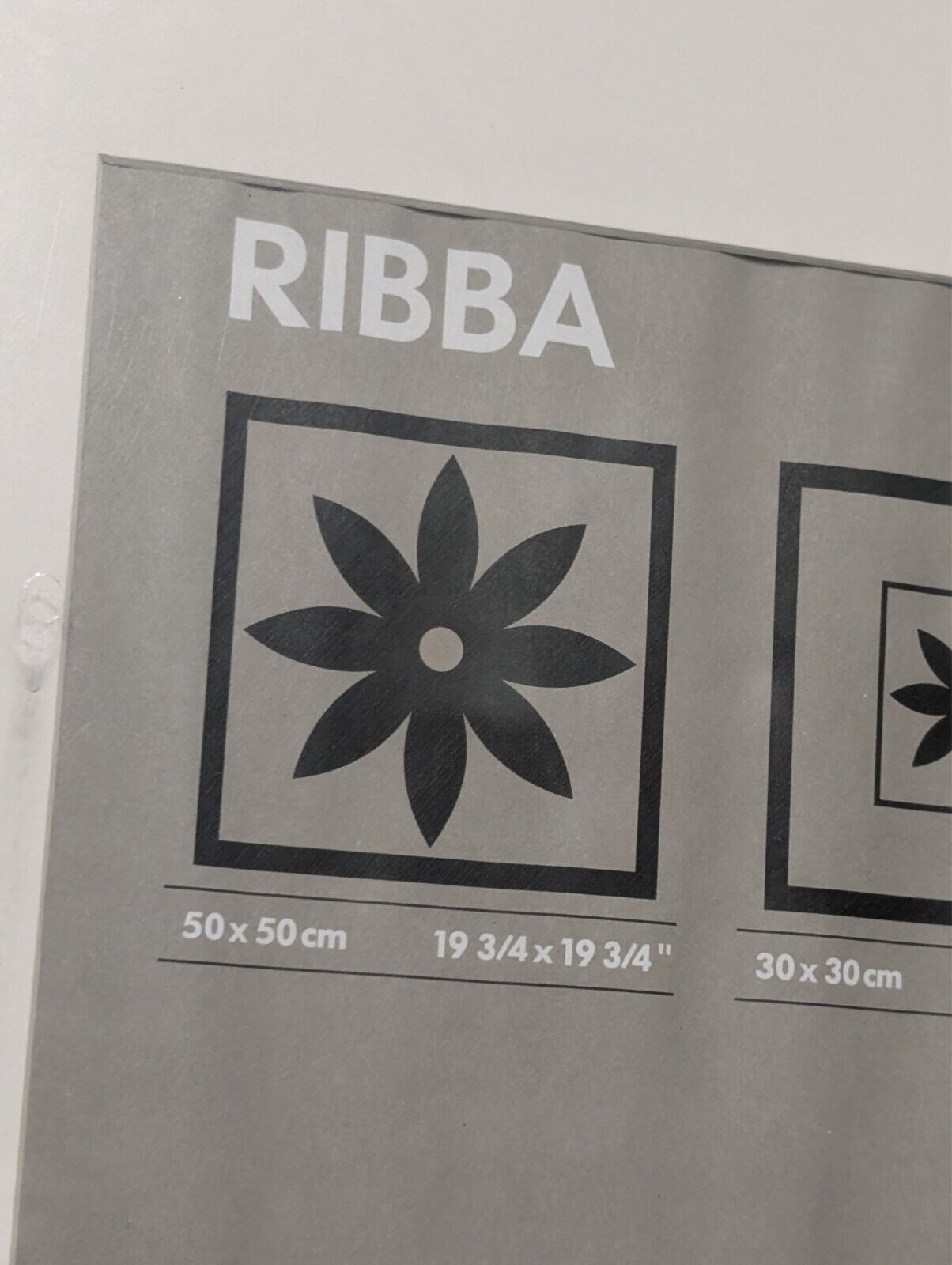 (1) IKEA RIBBA Frame Black 19-3/4” X 19-3/4” Picture Frame, New
