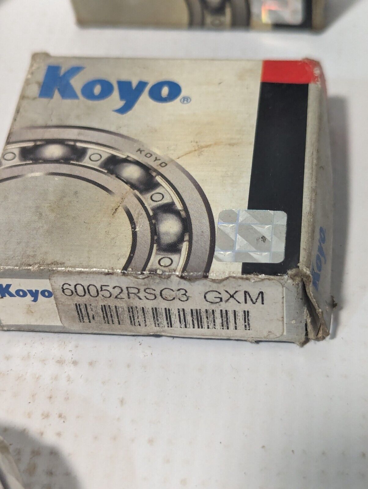 Lot of 2 Koyo 60052RSC3 GXM Deep Groove Sealed Ball Bearing, 25x47x12 mm