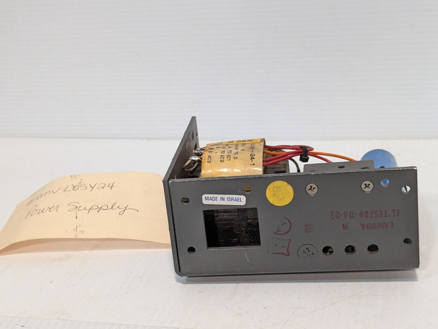 Lambda LOS-Y-24 regulated power supply, 24VDC@2.2A out, 105-125VAC or 210-250VAC
