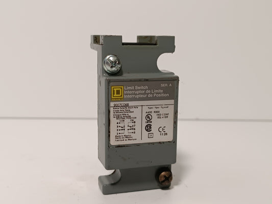 Square D 9007CO68 Limit Switch Plug In Unit 10A 600V DPDT 2NO 2NC