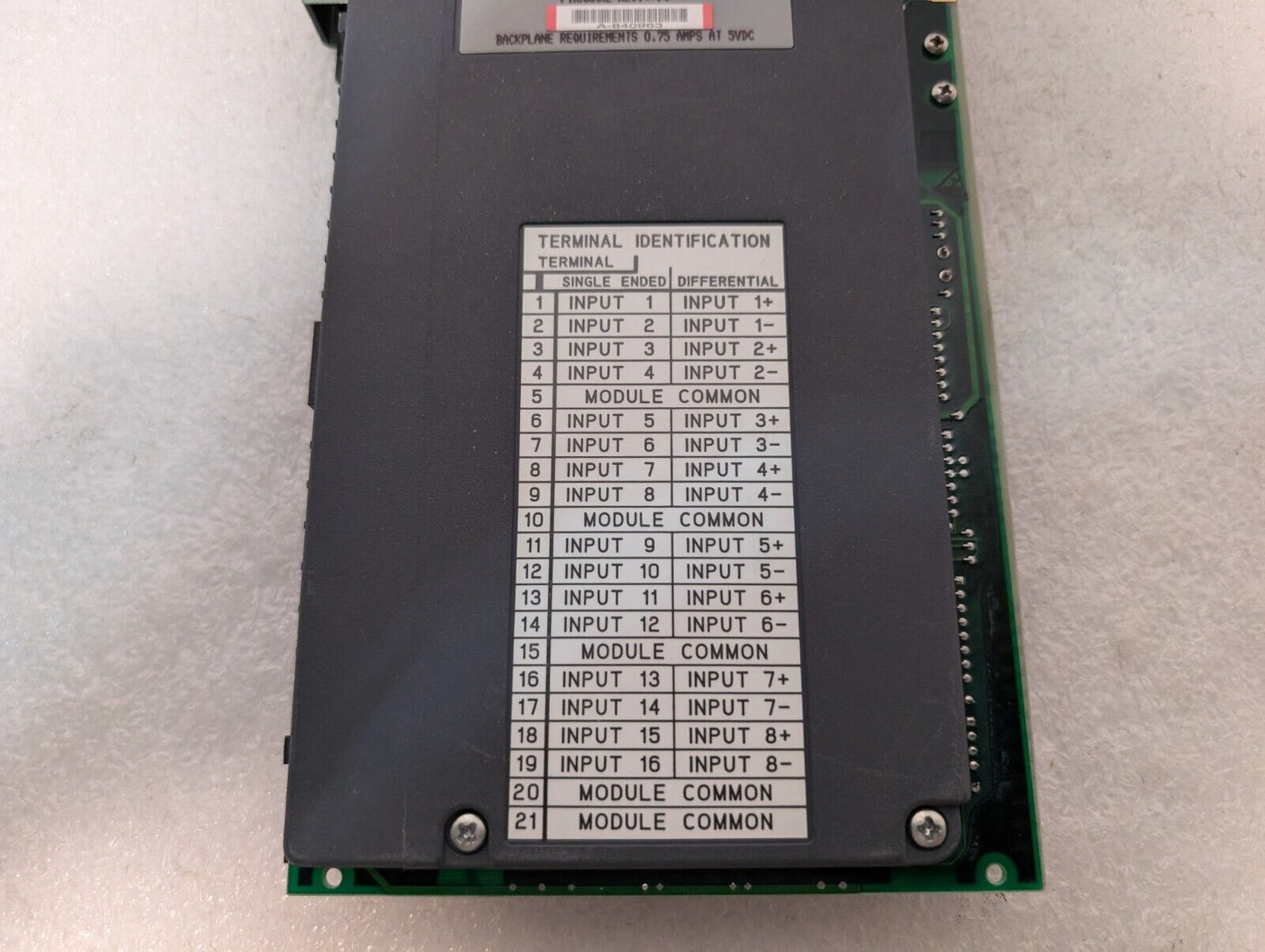 Allen Bradley 1771-IFE Ser A PLC-5 16-Channel Analog Input Module - Free Ship