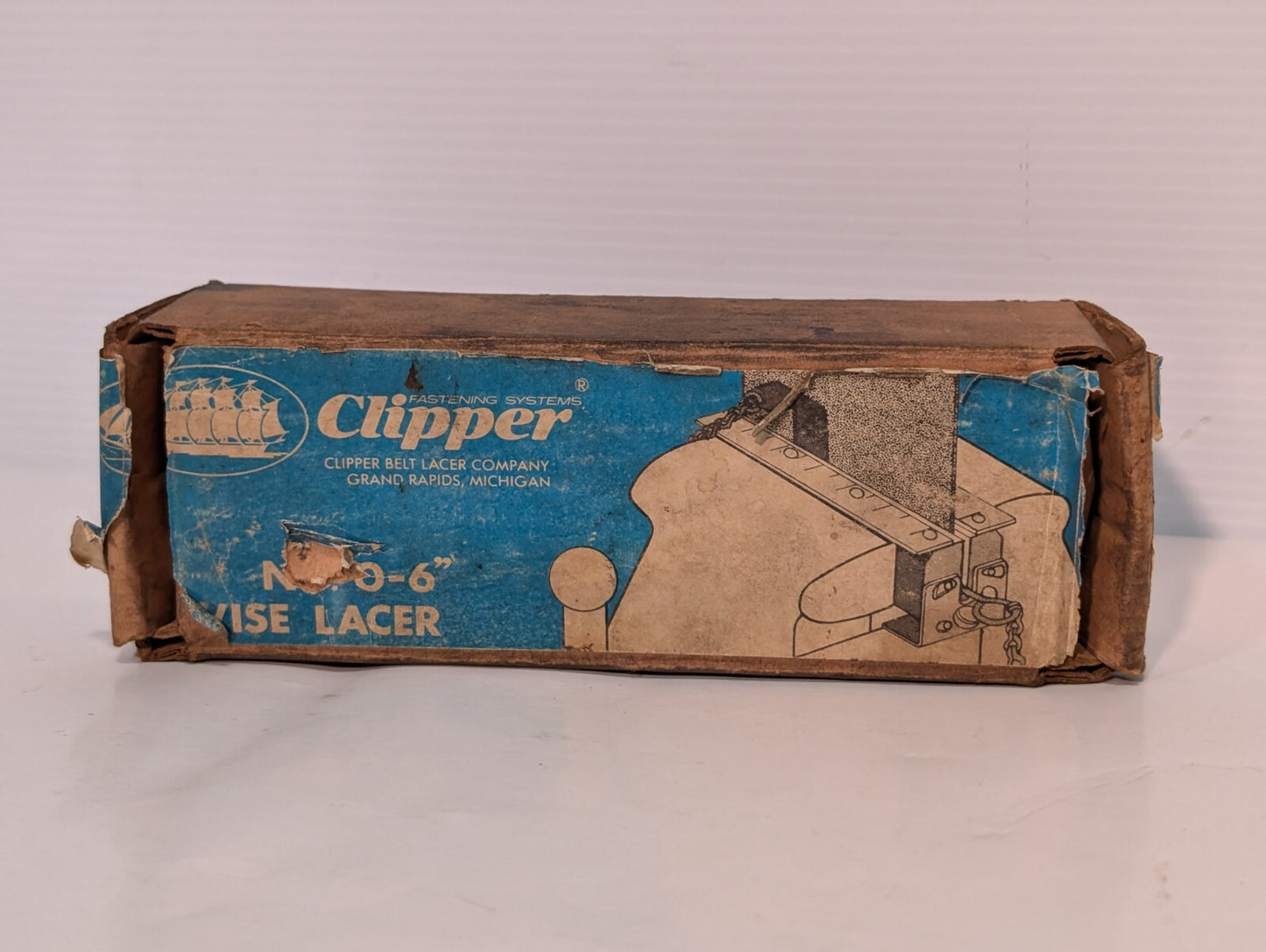 Vintage Clipper Belt Lacer No. 0-6" Vise Lacer