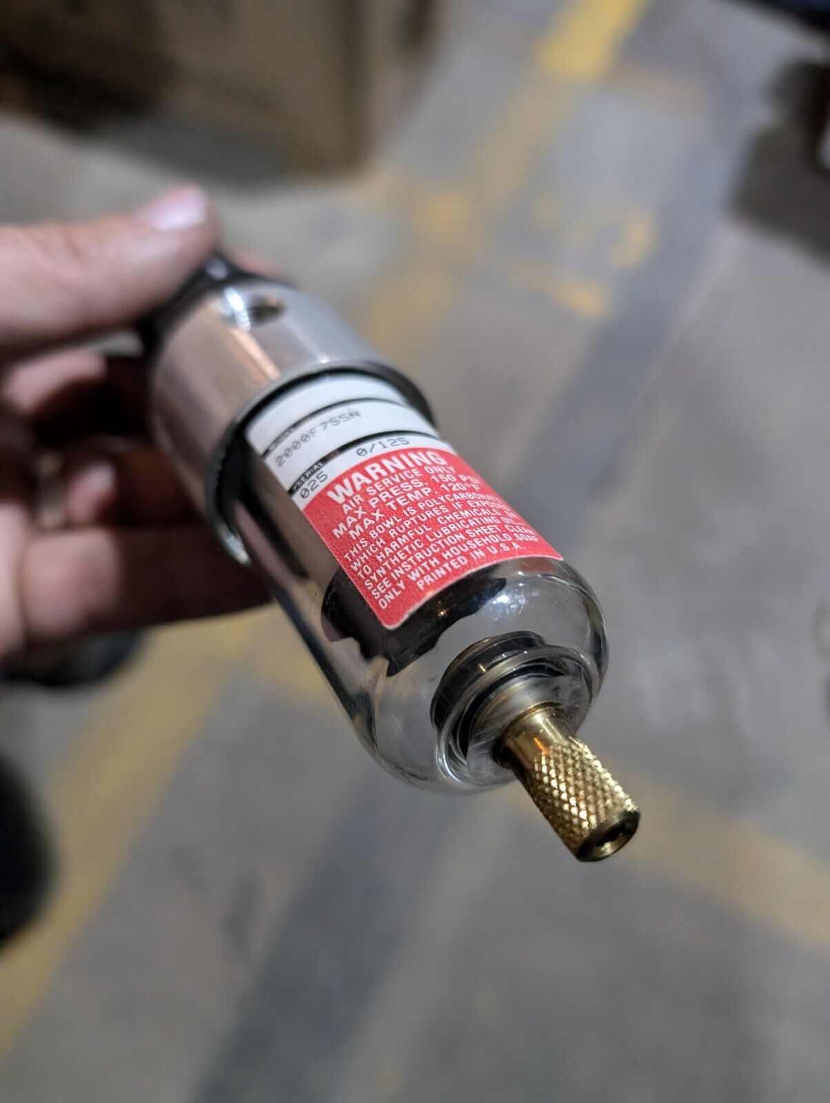 Watts 2000F755N Air Pressure Regulator 025 0/125,150PSI 120°F Max, Free Shipping