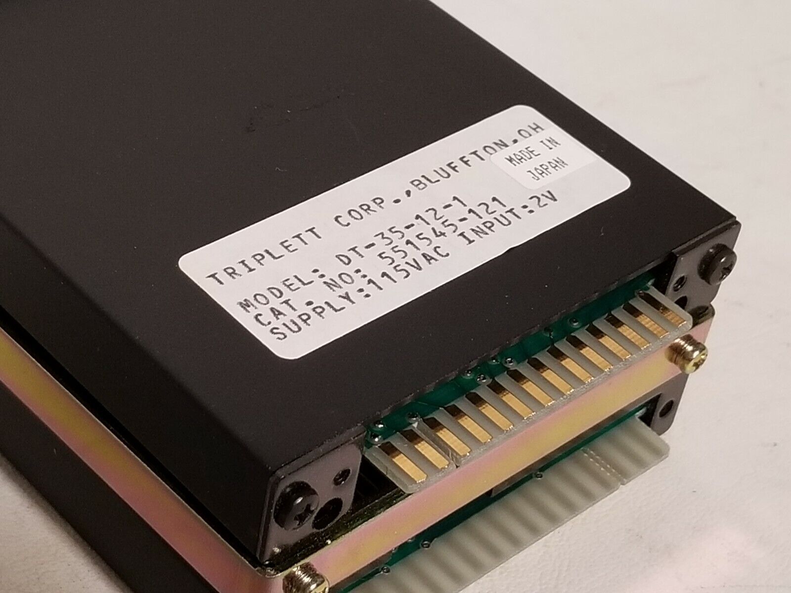 Triplett 5 digit number display, model DT-35-12-1, cat. no. 551545-121