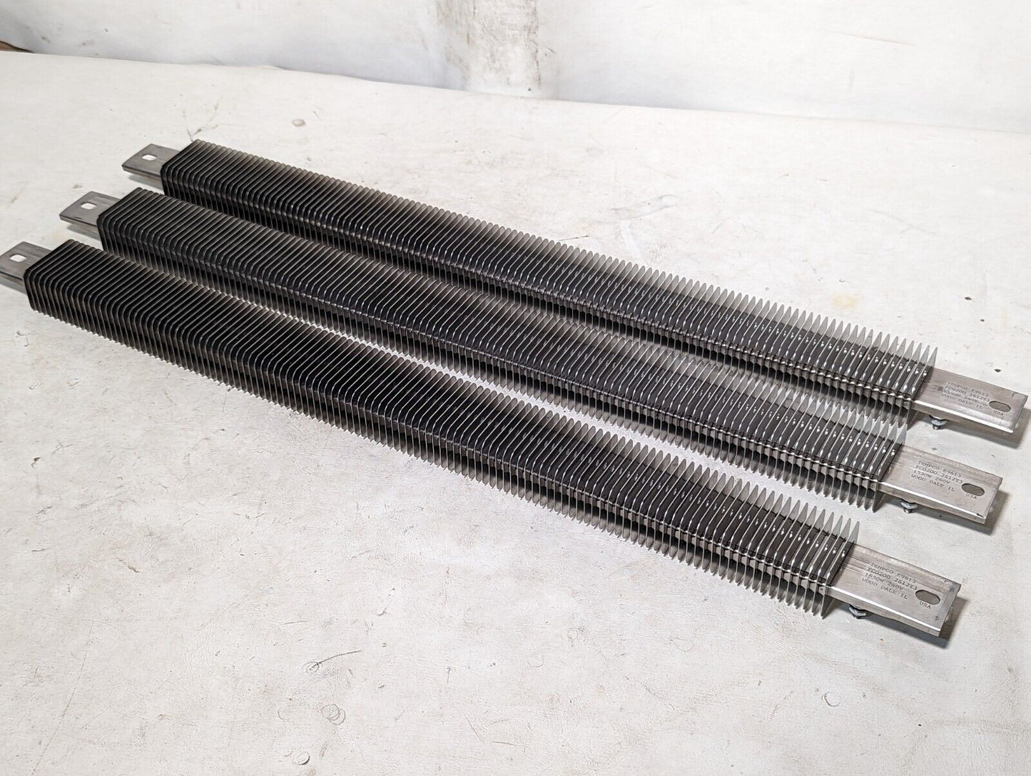 Tempco E9613 finned channel strip heater, FCO200, 2612T3, 1550W, 240V, CSF00172