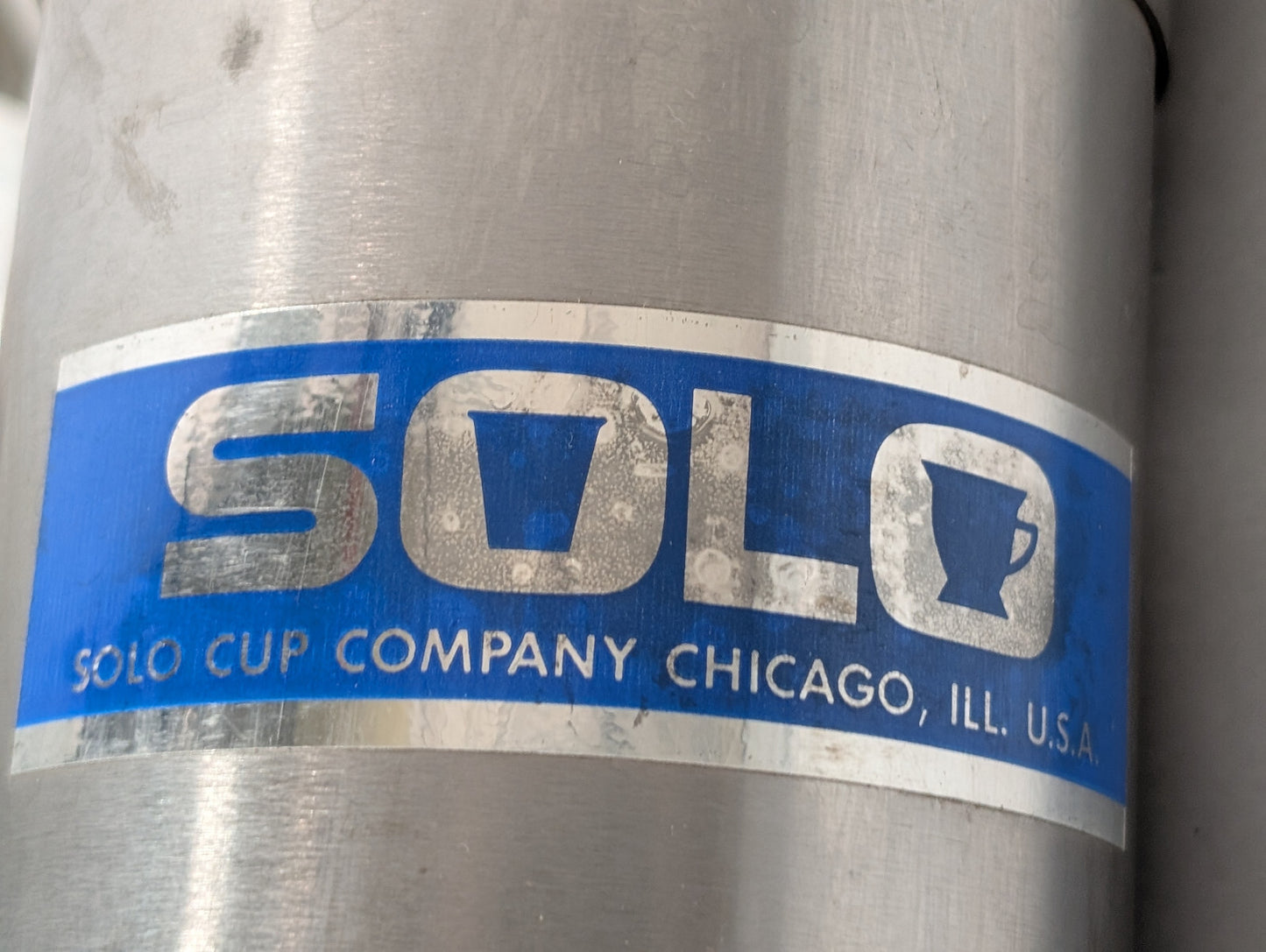 Vintage Solo Cup Grif-Ho Paper Cone Industrial Wall Dispenser Made in USA