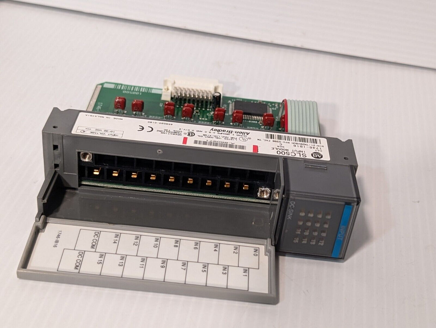 Allen Bradley 1746-IB16 /C DC Digital Input Module (Sinking), SLC 500 -Free Ship