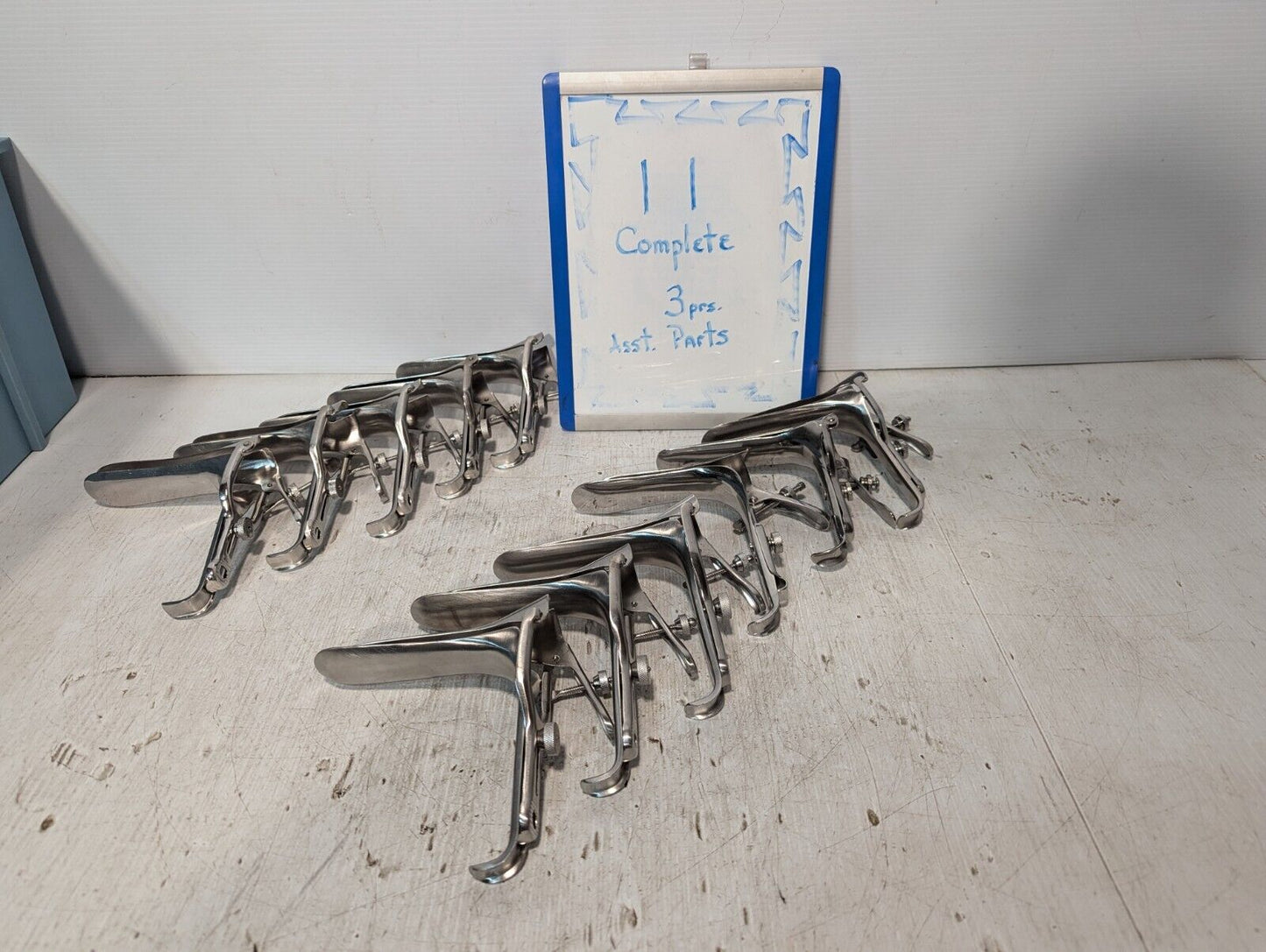 Lot of 11 Pilling 21-2002 Stainless JJ8 Vaginal Speculum Specula - Free Shipping