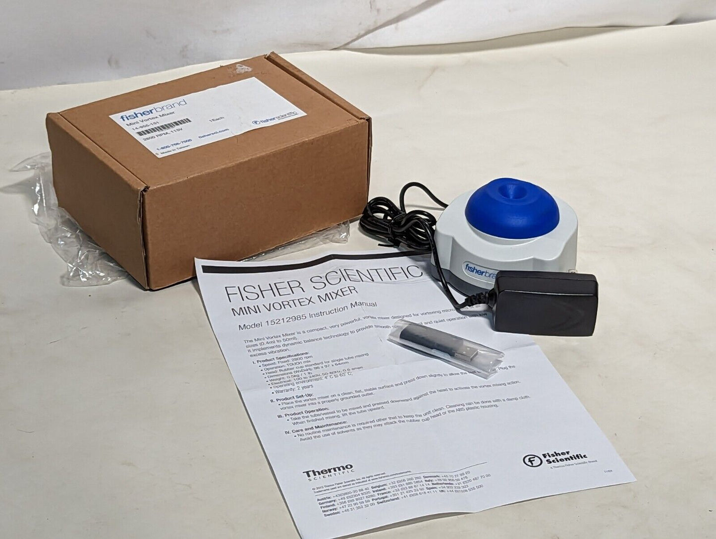 Fisher 14-955-151 Mini Vortex mixer, 2800 RPM, 115V