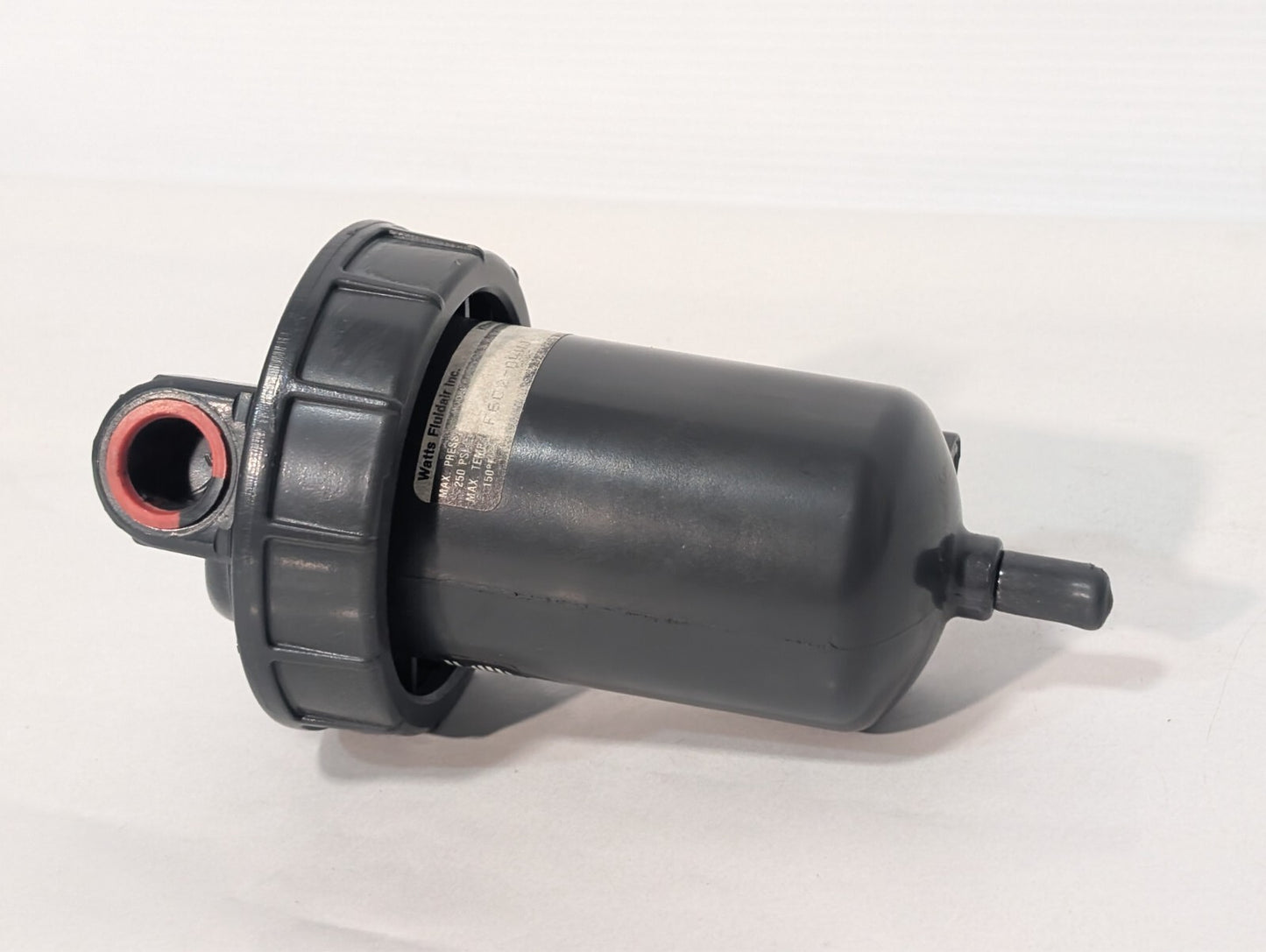 Watts Fluidair F602-034WJ M5 Pneumatic Filter, 250psi, 150º F Max Temp, 1/2"